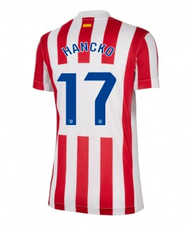 Günstige Atletico Madrid David Hancko #17 Heimtrikot Damen 2025-26 Kurzarm